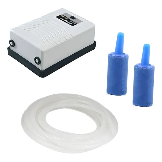Kit Boyu Sc-7500 Compressor De Ar P/ AquĆ”rio 2 SaĆdas 110v 127v Foto 1
