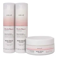 Kit Braé Blonde Repair Sha 250ml + Cond 250ml + Masc 200g Foto mini 1