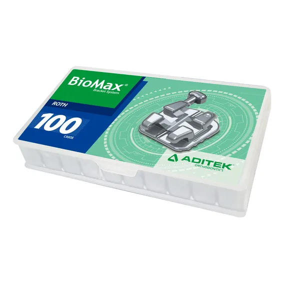 Kit Braquetes Biomax 022 Roth 100 - Aditek Foto 1