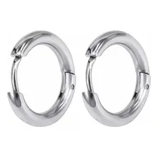Kit Brinco Argola Masculino Feminino Aço Inox 3 Pares Foto mini 4