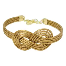 Kit: Brincos + Pulseira Capim Dourado Bioj贸ias C/ Foto mini 3