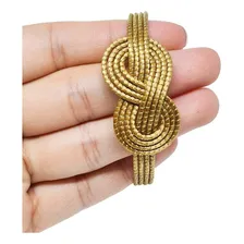 Kit: Brincos + Pulseira Capim Dourado Bioj贸ias C/ Foto mini 4