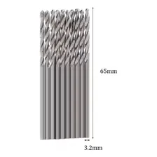 Kit Broca Aço Rápido Hss 3.2mm Para Metal Foto mini 4