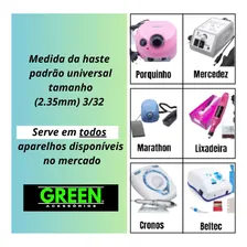 Kit Broca Cerâmica Unha Gel Manicure Profissional Diamantada 718 Foto mini 4