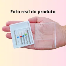 Kit Broca Cerâmica Unha Gel Manicure Profissional Diamantada 718 Foto mini  2