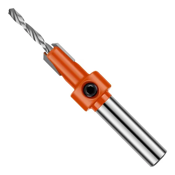 Kit Broca Com Escareador 3mm X 8mm Para Rebaixo Em Madeira Foto 1