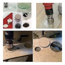 Kit Broca Serra Copo Diamantada 40/60mm Porcelanato Cerâmica Foto mini 4