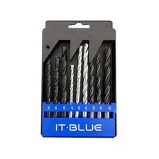 Kit Brocas Aço Resistente 9 Peças Concreto Madeira Metal Foto mini 1