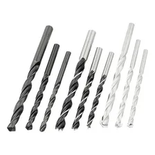 Kit Brocas Aço Resistente 9 Peças Concreto Madeira Metal Foto mini 2
