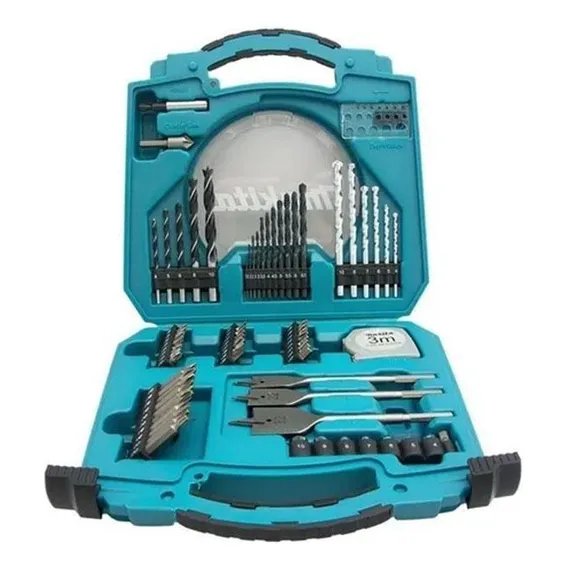 Kit Brocas Bits Soquetes 71 Peças D-47145-6 - Makita Foto 1