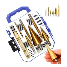 Kit Brocas Escalonada Aço Profissional 7 Peças Foto mini 1