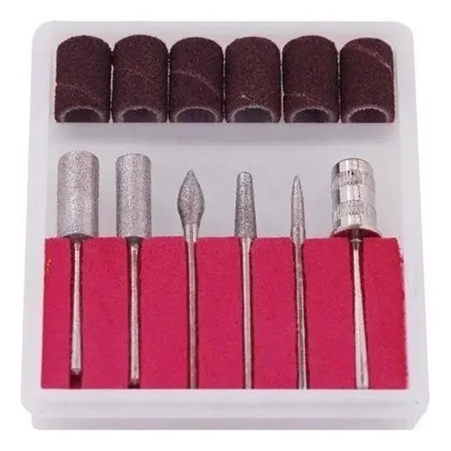 Kit Brocas + Lixas Podologia Unhas De Gel Foto 1