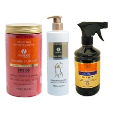 Kit Bronzeamento Natural Duotrato Oleo Parafina E Fixador Foto  mini 1