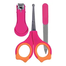 Kit Buba Higiene Cortar Unhas Bebê Rosa 6140 - Buba Foto mini  2