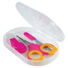 Kit Buba Higiene Cortar Unhas Bebê Rosa 6140 - Buba Foto mini  3