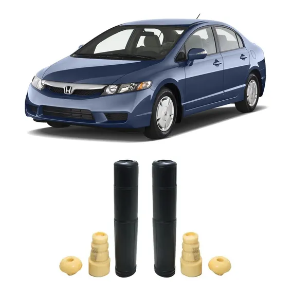 Kit Bucha Batente Haste Traseira New Civic 2007 2008 2009 10 Foto 1