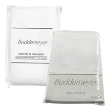 Kit Buddemeyer Protetor De Travesseiro 50x70 + Fronha Branca Foto  mini 1