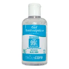 Kit C/ 10 Álcool Antisséptico 70% Em Gel 60ml Tróia Care Fragrância Suave Foto mini  2