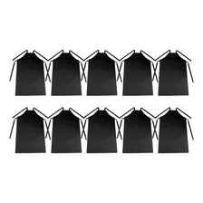 Kit C/ 10 Aventais Profissionais De Pvc Preto Foto mini 1