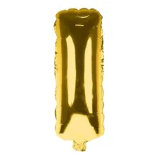 Kit C/10 BalĂ”es Metalizados Letras Dourado Efeito IncrĂvel Foto mini 3