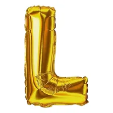 Kit C/10 BalĂ”es Metalizados Letras Dourado Efeito IncrĂvel Foto mini 4