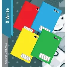 Kit C/ 10 Cadernos Capa Dura Costurado Grande 96 Folhas Cor Vermelho Foto mini 4