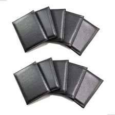 Kit C/ 10 Carteiras Masculinas Atacado P/ Personalizar Cor Kit 10 Preto Fosca Foto  mini 1