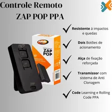 Kit C/ 10 Controles Remoto Ppa Zap Pop 2b Preto 433.92mhz Foto mini 3