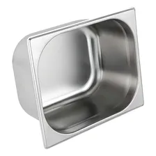 Kit C/ 10 Cubas Gastronômicas Inox Gn 1/2x100 Sem Alça Foto mini 1