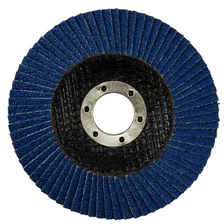 Kit C/ 10 Discos Flap 4.1/2 Polegadas - 115mm X 22mm Grão 40 Foto mini 2