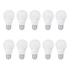 Kit C/ 10 Lampada Led 4,7w Superled Ourolux E27 3000k Luz Amarela Foto  mini 1