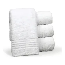 Kit C/ 10 Toalhas De Rosto Branco Fitness Academia Atacado Liso Foto mini 2