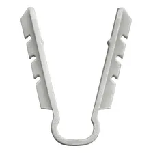 Kit C/ 100 Abraçadeira Grampo 4mm Sfor Cor Branco Foto  mini 1