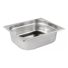 Kit C/ 14 Cubas Gastronomicas Gn Inox Gn 1/2x100mm Buffet Cor Prateado Foto  mini 1