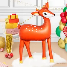 Kit C/ 2 Balão 3d Cervo 100cm Natal Festa Decoração Foto mini  3