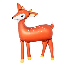 Kit C/ 2 Balão 3d Cervo 100cm Natal Festa Decoração Foto  mini 1