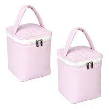 Kit C/ 2 Bolsas Térmicas 15 X 15 X 20 4,5l Rosa Foto  mini 1
