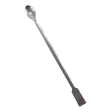 Kit C/ 2 Espátula De Aço Inox Colher 23 Cm Laboratório Foto mini 3