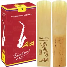 Kit C/ 2 Palhetas Java Red Cut N.3 Sax Alto Sr263r Vandoren Foto mini 4