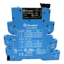 Kit C/ 2 Pcs Rele Interface 24vcc 6a 39.11.0.024.0060 Finder 24V Foto mini 4