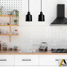 Kit C/ 2 Pendentes Lustre Home Industrial Preto E Cobre 110v/220v Foto mini 4