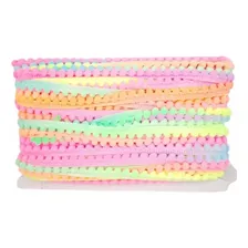 Kit C/ 2 Rolo Fita Grelot Artesanato Mini Pompom Multicolor Foto mini 3