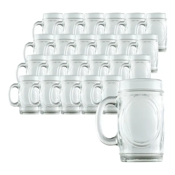 Kit C/ 24 Canecas Chopp Vidro 475ml Fritz Wheaton - Luxo Foto 1