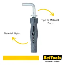 Kit C/ 25 Bucha Nylon N.8 C/ Escapula Beltools Foto mini 3
