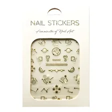 Kit C/ 3 Cartelas Adesivos Decoração Unha Top Art Nail Foto mini 1