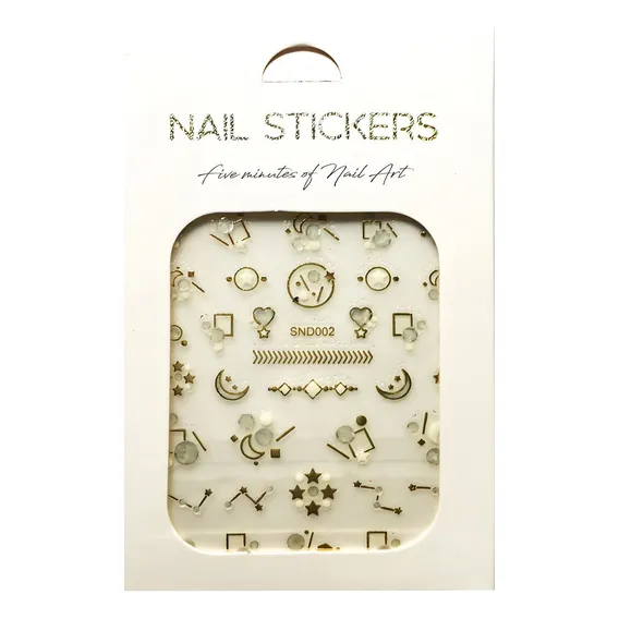 Kit C/ 3 Cartelas Adesivos Decoração Unha Top Art Nail Foto 1