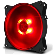 Kit C/ 3 - Cooler Master Fan Mf120l 12cm 120mm Led Vermelho Foto mini 3