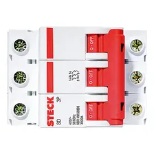 Kit C/3 - Disjuntor Steck Din Tripolar 100a Sd3 C 10ka Foto mini  3