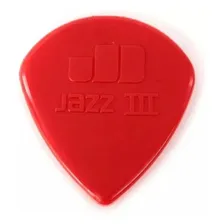 Kit C/ 3 Palheta Guitarra Jim Dunlop Nylon Jazz 3 Vermelho Foto mini  2