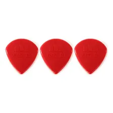 Kit C/ 3 Palheta Guitarra Jim Dunlop Nylon Jazz 3 Vermelho Foto  mini 1